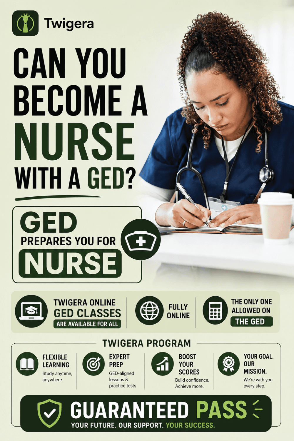 Pin: Can You Become a Nurse with a GED? Yes — Full Path from GED to RN