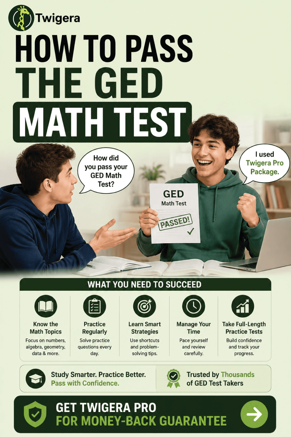 Pin: How to Pass the GED Math Test in 2026: 6-Step Plan