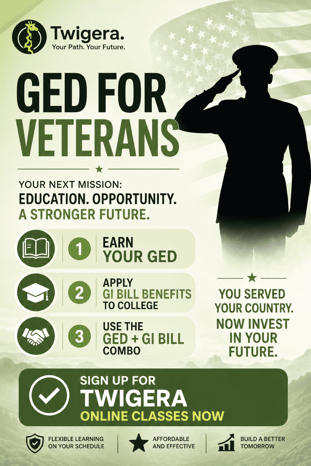 Pin: GED for Veterans: GI Bill, Honorary Diplomas & VA Benefits
